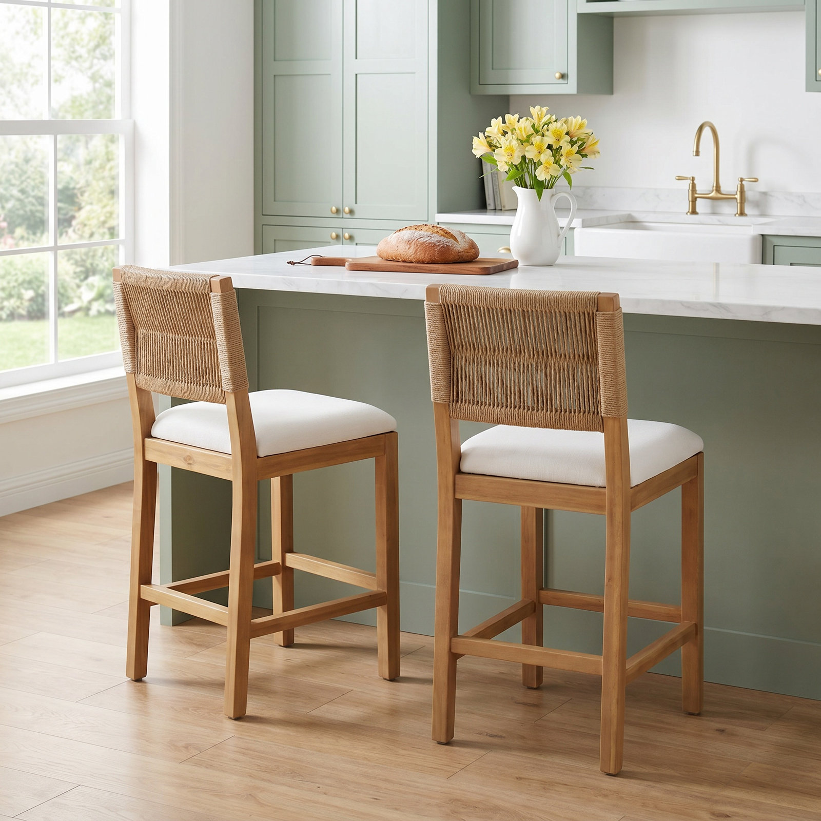 Marci Loom Counter Stools (Set of 2)