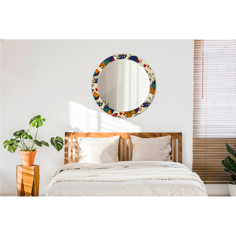 Huldar Glass Flat Wall Mirror