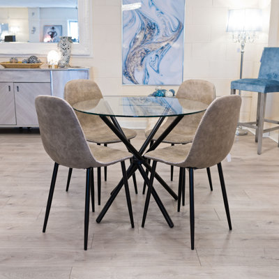 Nubuck 4 - Person Dining Set