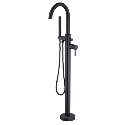 1 Handle Floor Freestanding Tub Filler with Diverter
