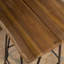 Tabouret industriel en bois et en métal