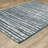 Tierney Dashed Lines Dark Teal/ Ivory Area Rug-950701185