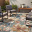 Rectangle Floral Indoor / Outdoor Area Rug-1269754903