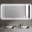 Miroir lumineux de 28 po x 60 po pour salle de bain - brouillard