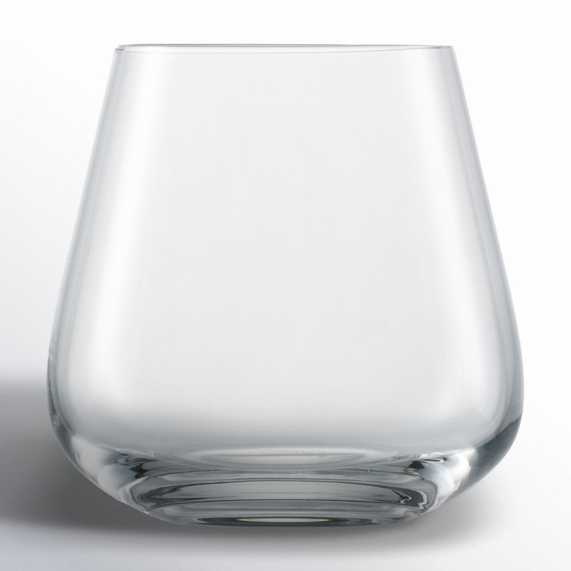 Vervino Double Old Fashioned Lead Free Crystal Whiskey Glass, 13.5 Oz