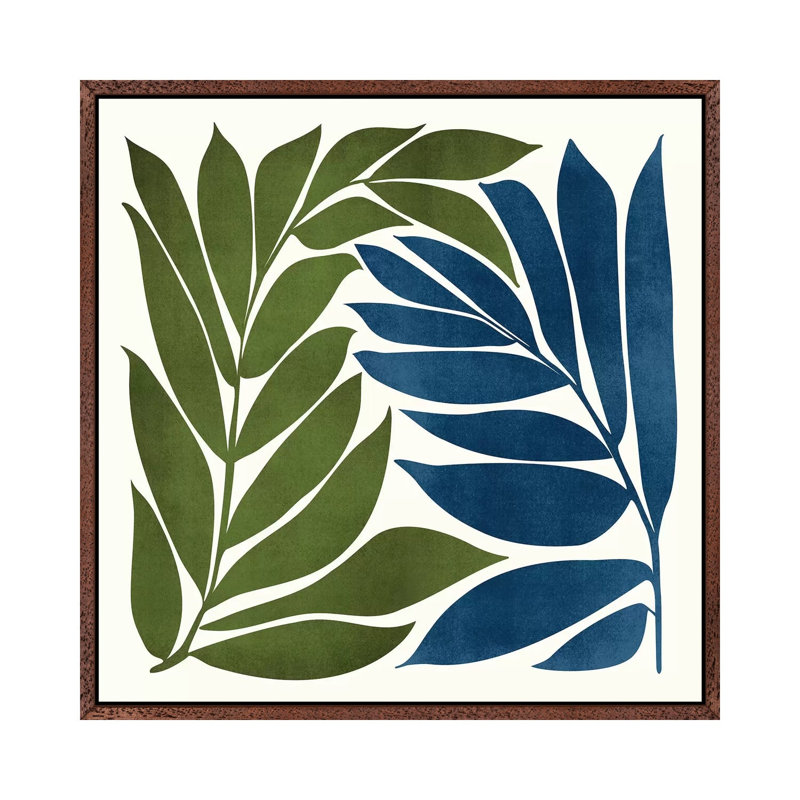 Deep Woods - Print on Canvas, Classic Brown Wood Floater Framed, 66.04cm H x 66.04cm W x 3.81cm D