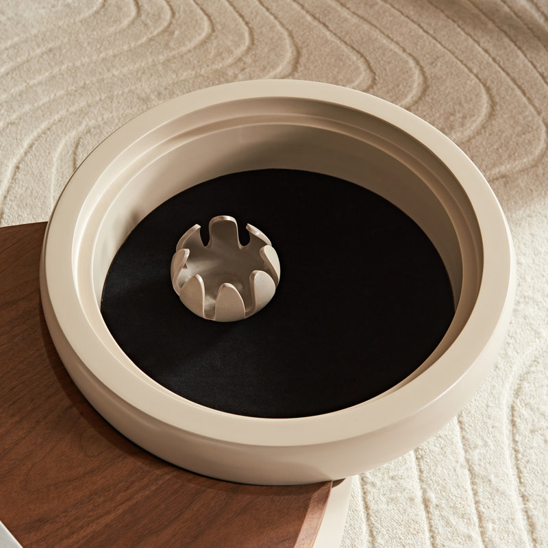 Table basse 51.19, H 15,35 po x l 51,18 po x P 24,41 po, Brun / Argenté