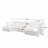 Evelyn U-Shaped Sectional Sofa with 2 Ottomans-1173425752-1147447072