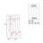 Van Hall Tree In Melamine, Open Storage Y Coat Space, Smoke