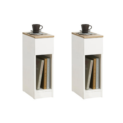 Mikhaela 1 Drawer Bedside Table