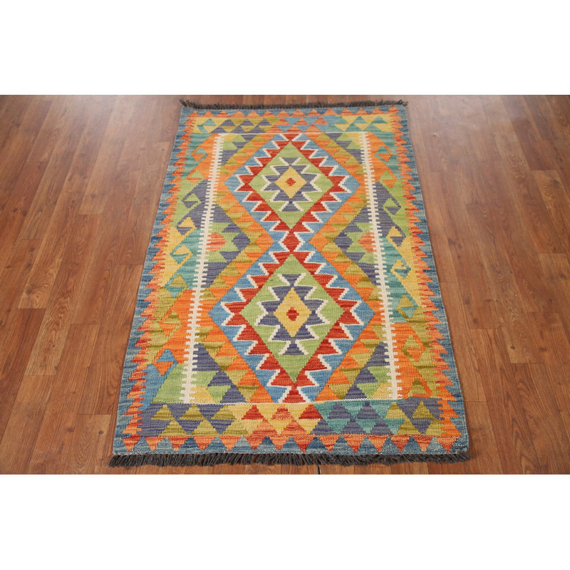 South Western Wool  Kilim Oriental Rug 3x4