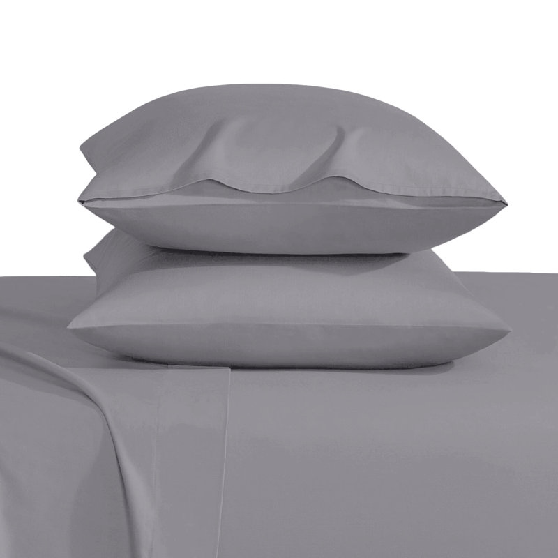 Microfiber Pillow Cases – Soft & Breathable (Set of 2), Grey