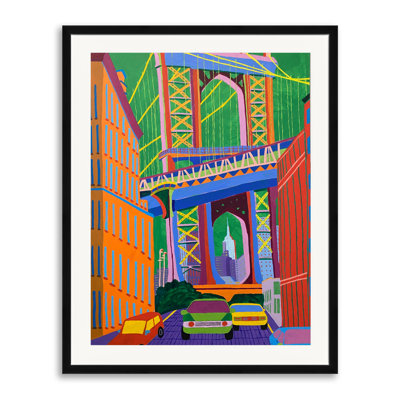 Manhattan Bridge Print by Sue Graef