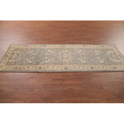 Handmade Oushak Oriental Runner Rug 3x8
