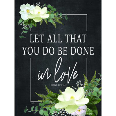" Let All That You Do "