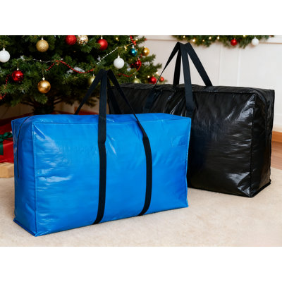 Extra Large Storage Bag - Waterproof Foldable Duffle Bag For Travel & Moving, Jumbo 42X23x13.5 Inch Storage Container For Christmas Tree, Tent, Seasonal Organizer