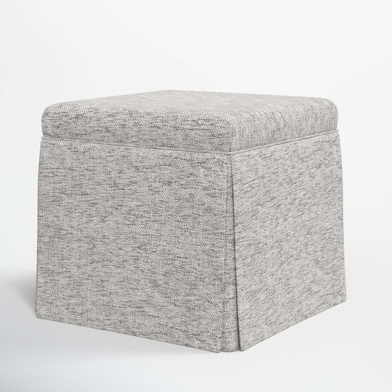 Repose-pieds avec rangement Bash, Tweed Sustain® brume Milsap