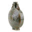 Porcelain Moon Vase with Relief Motifs