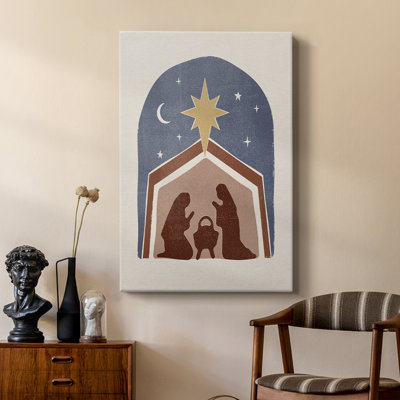 Boho Nativity I -Custom Wrapped Gallery Cavas