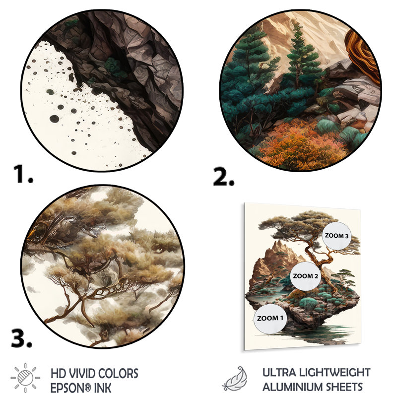 Plants & Flowers Wall Decor on Metal, 40" H x 30" W x 1" D