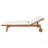 Outdoor Chaise Lounge With Mesh Seating And Acacia Wood Frame For Patio And Backyard Relaxation-2146499634