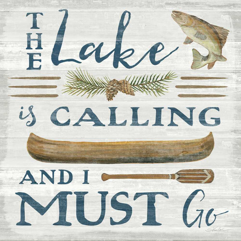Lakeside Retreat VIII, H 36 po x l 36 po x P 1,25 po