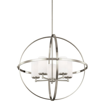 Alturas Five Light Chandelier from Generation Lighting 