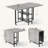 Mobile Folding Dining Table-1820652522