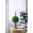 17'' Faux Boxwood Topiary in Metal Freestanding