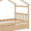 Lit en bois avec couchette-732680307