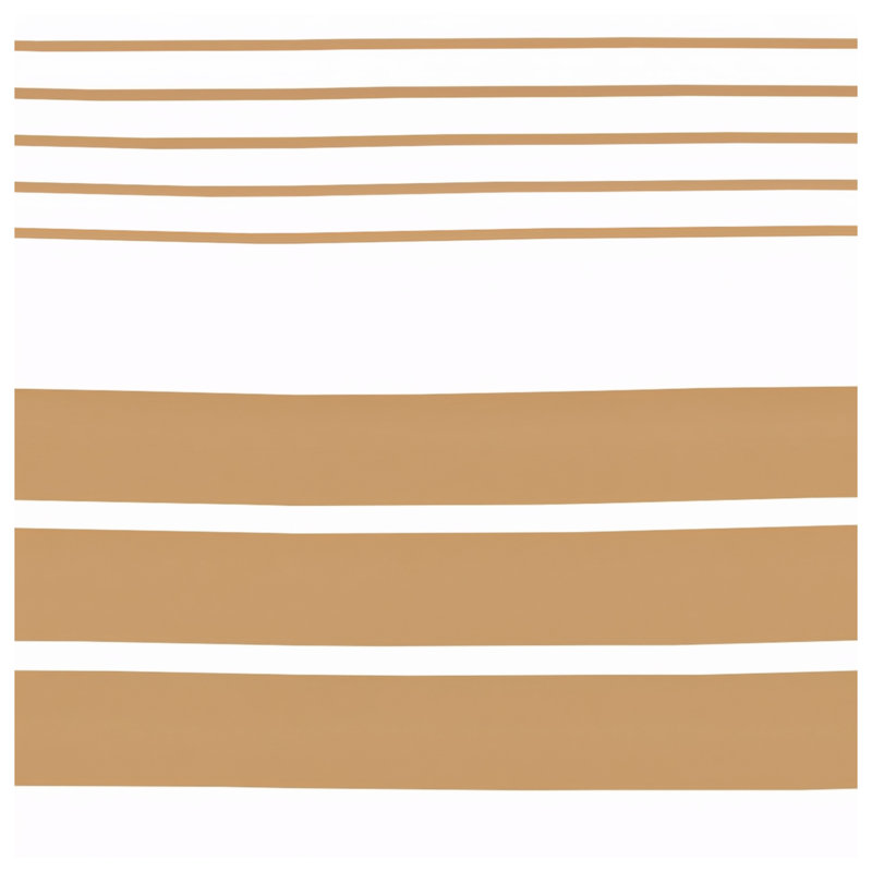 Coussins décoratifs à rayures blanches et beige, 26 x 26 inches