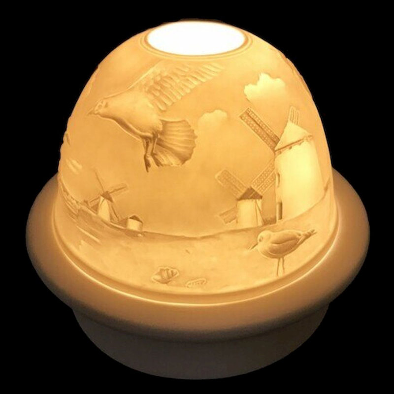 4'' H Porcelain China Tabletop Tealight Holder