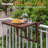 Rectangular Acacia Solid Wood Outdoor Balcony Table , 27.2 " W 23.6 " D-2032094587