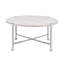 Table basse ronde avec cadre en métal