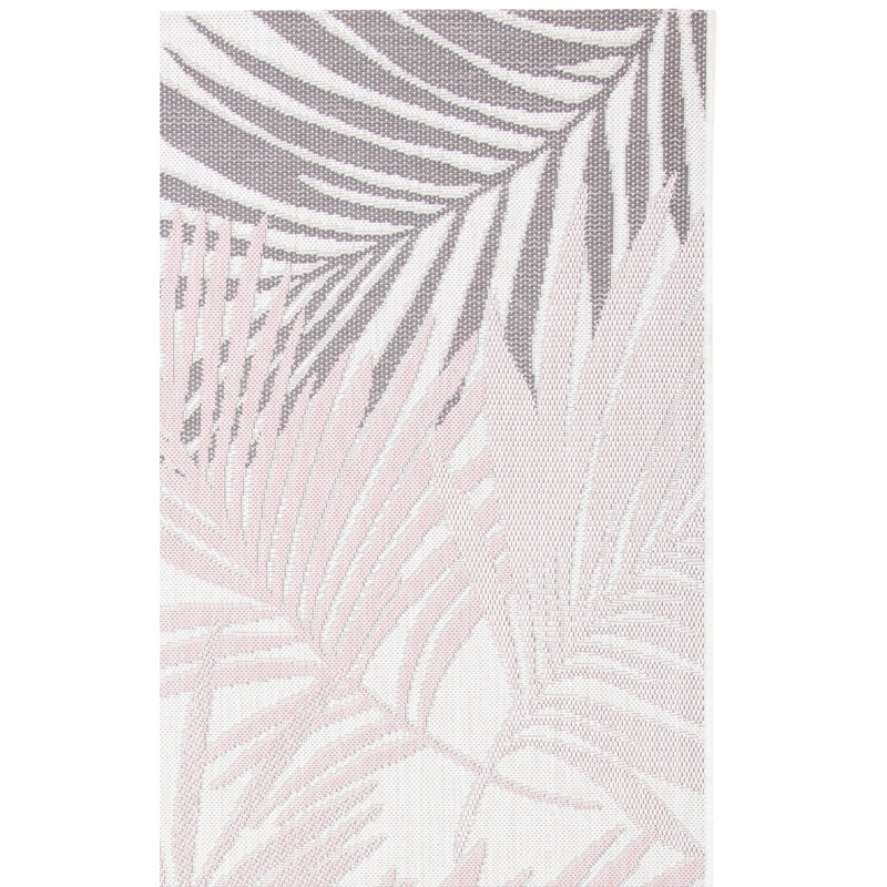 Tapis d'intérieur / extérieur à motif floral Courtyard Performance, Rectangle 8 pi x 10 pi