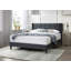 Linen Bed with Tufted Headboard-434920676-405671602