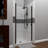 - W x 66'' H Hinged Door Semi-Frameless Shower Door with-42574441-42574442