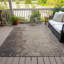 Tapis taupe Xhevrie intérieur / extérieur lavable à la machine-884604586