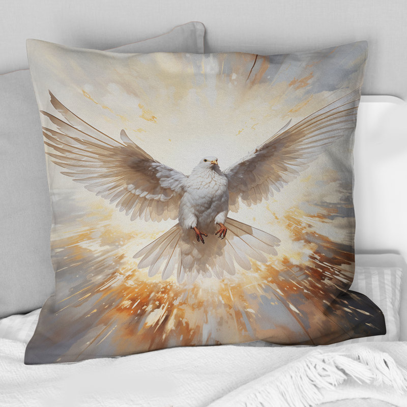 Coussin Christianity Dove Descent From Paradise - Christianity