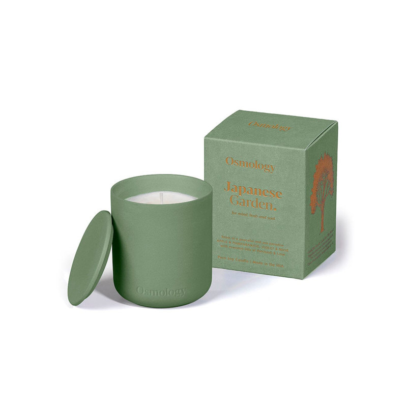 Bougie parfumée jardin japonais - pomme grenade et musc