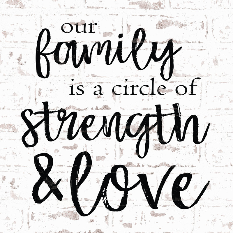 Strength And Love 3 - Wrapped Canvas Print, 30cm H x 30cm W x 3.8cm D