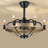 23/32" Caged Modern Farmhouse Ceiling Fans With Lights And Remote-656195664