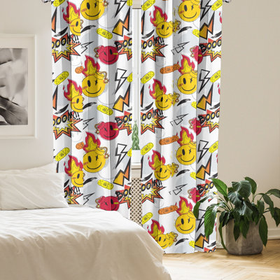 Bolander Semi Sheer Curtain Pair