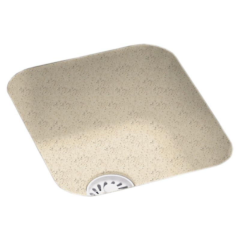 Single Bowl Solid Surface Kitchen Sink, Tahiti Desert