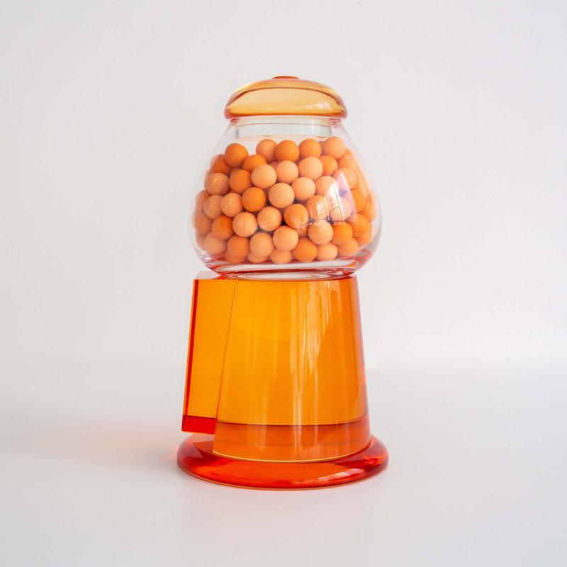 Licorice, Orange/Clear/White