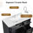 36" Freestanding Bathroom Storage With Sink, cabinet With 4 Drawers , Soft-close Door, Ceramic Sink and Adjustable Shelf-1322397730