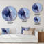 Mauve luxueux, abstrait, fluide, V - Art mural moderne en métal-68852124