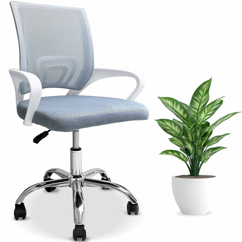 Ergonomic MC1 Mesh Office Chair with Adjustable Features - Black and White