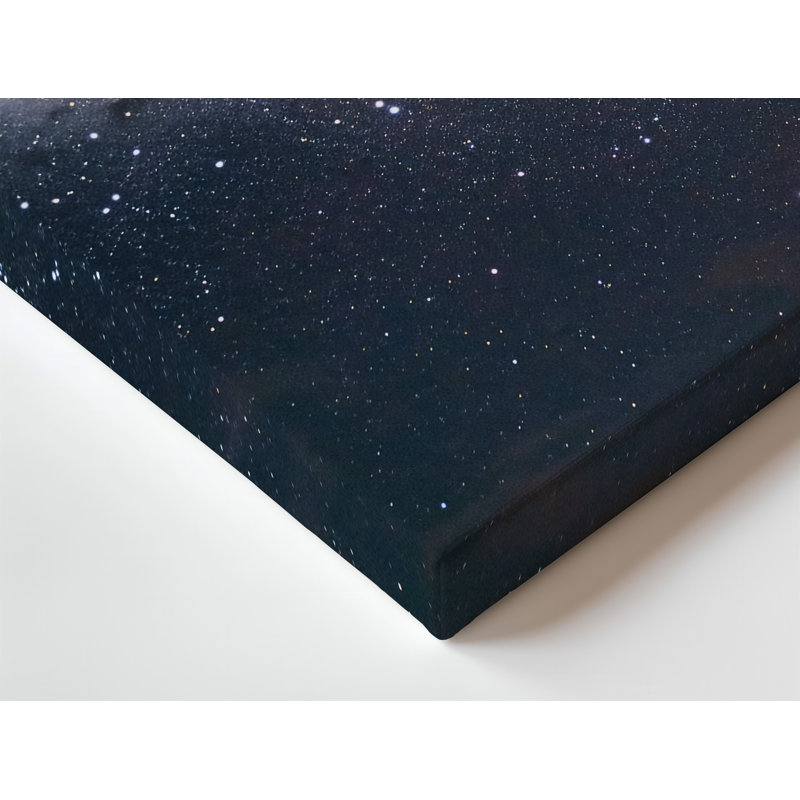 Reproduction d'art sur toile, "Une vue imprenable sur le ciel nocturne", H 16 po x l 20 po