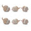 White Washed Etched Acorn 